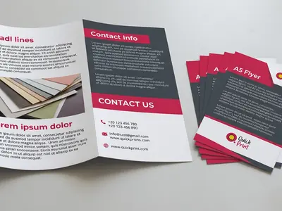 Tri-fold and bi-fold brochures printed in Hyderabad