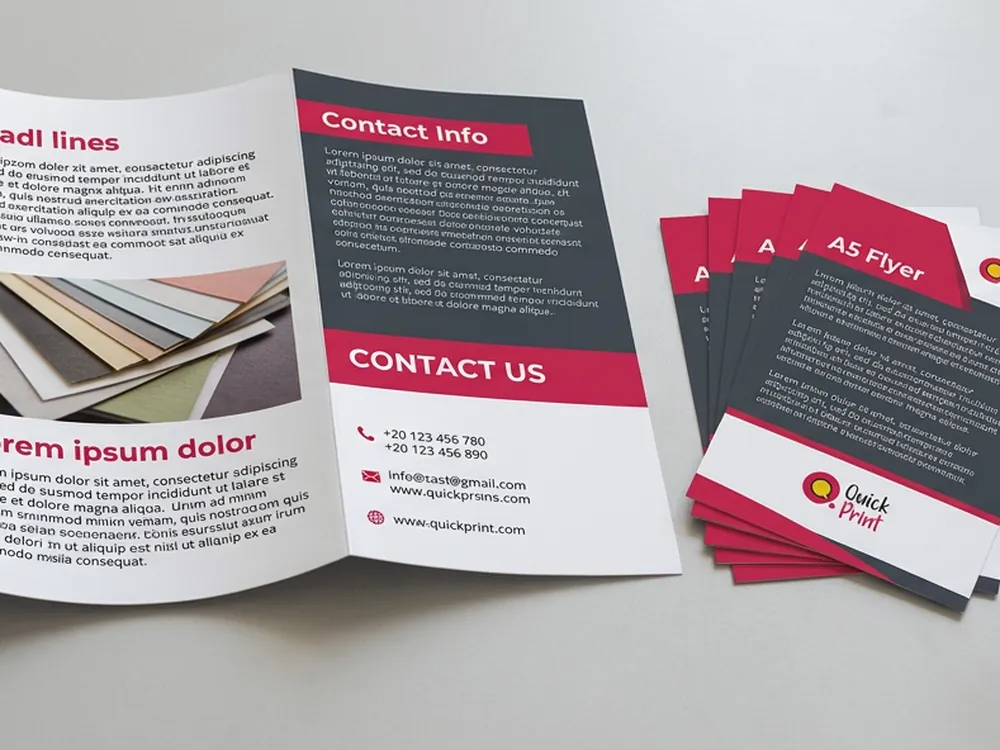 Tri-fold and bi-fold brochures printed in Hyderabad