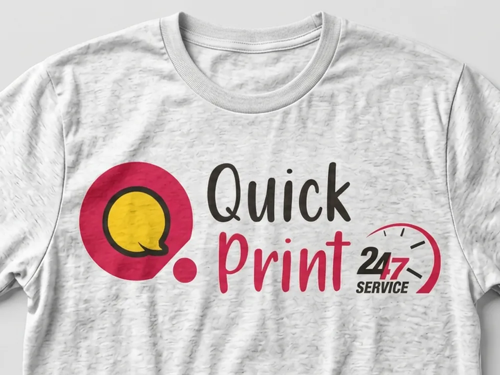 Printed T-Shirts & Uniforms — close-up of print quality and finish